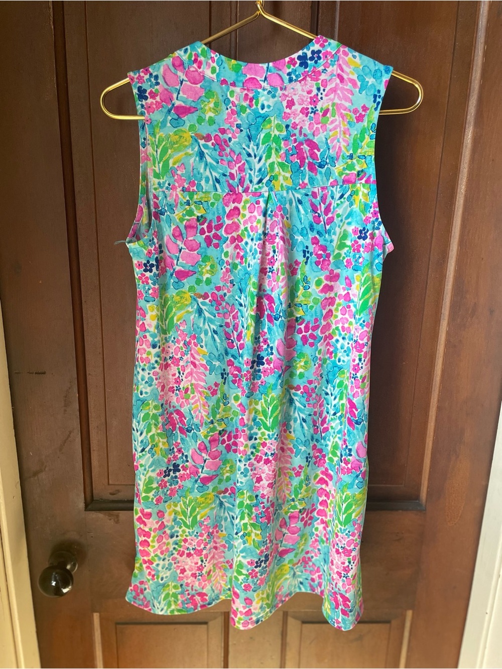 Dear Scarlett women's small sleeveless multi-colored dress nwt - Picture 4 of 5